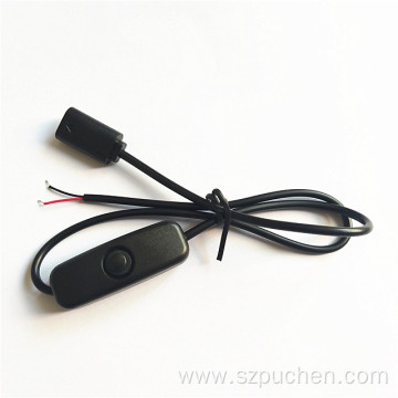 Custom 5v Micro Female Switch Cable